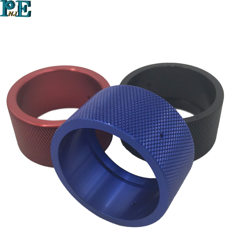 Custom CNC Machining Anodizing Aluminum Turning Knurling Knob