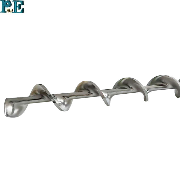 SS303 SS304 CNC Machining Auger Milling Screw Shaft 40mm Feed Screw